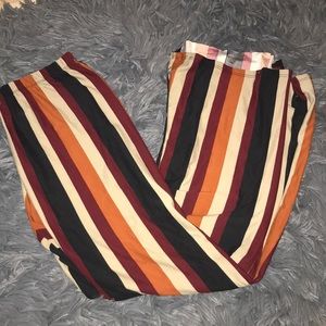 Striped Flare Pants